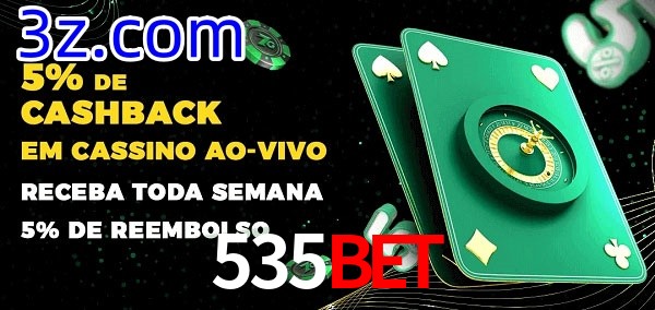 Promoções do cassino ao Vivo 535Bet